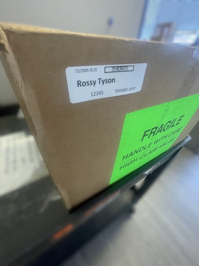 Final package label with refrigeration note